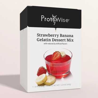 ProtiWise Strawberry Banana Gelatin (7ct)