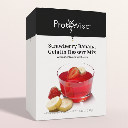 ProtiWise Strawberry Banana Gelatin (7ct)