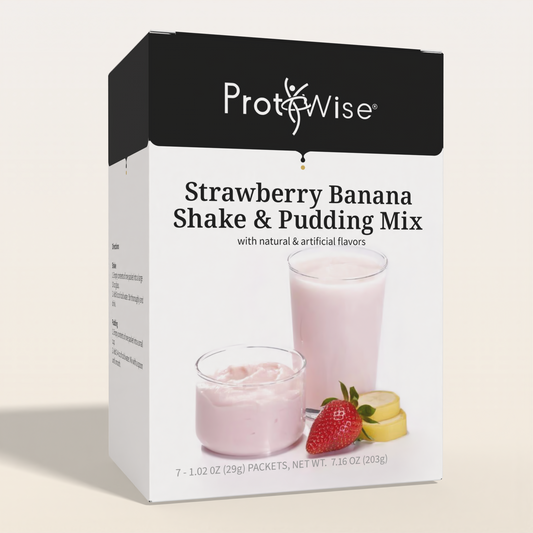ProtiWise Strawberry Banana Shake or Pudding Mix (7ct)