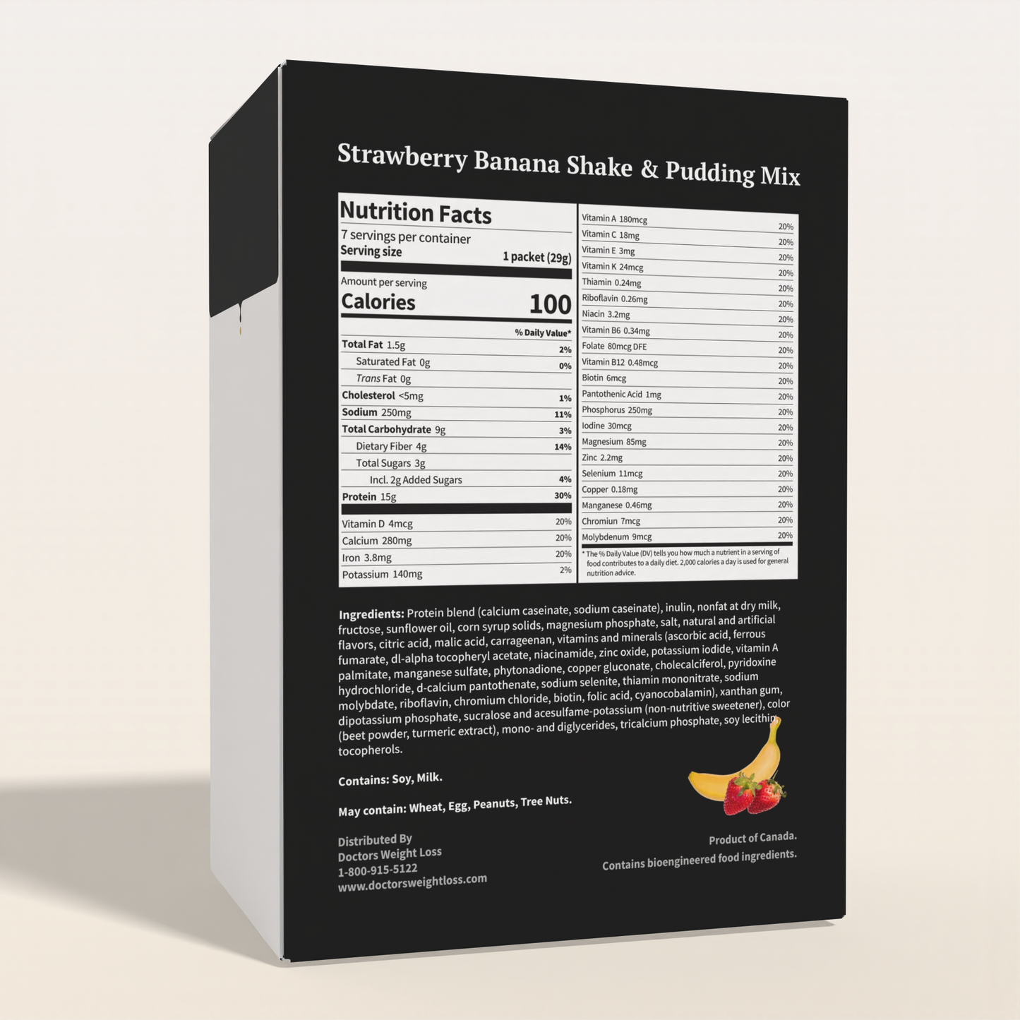 ProtiWise Strawberry Banana Shake or Pudding Mix (7ct)