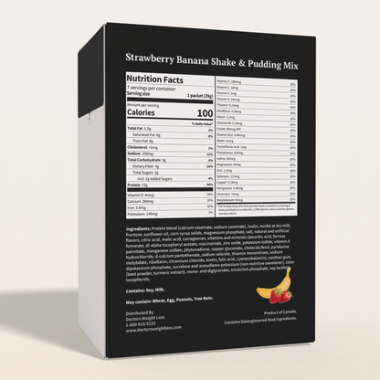 ProtiWise Strawberry Banana Shake or Pudding Mix (7ct)