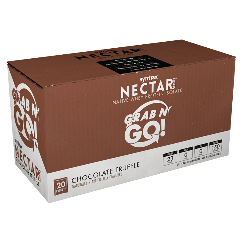 Syntrax Nectar Grab n Go - Chocolate Truffle 23g Protein (20 pack)