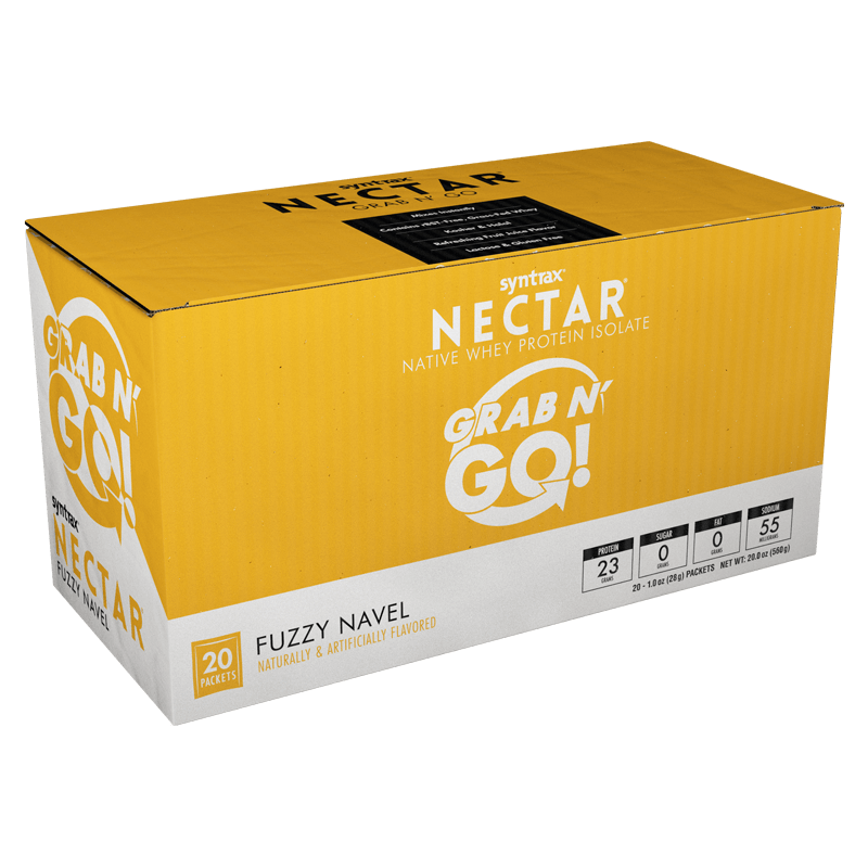 Syntrax Nectar Grab n Go - Fuzzy Navel 23g Protein (20 Pack)