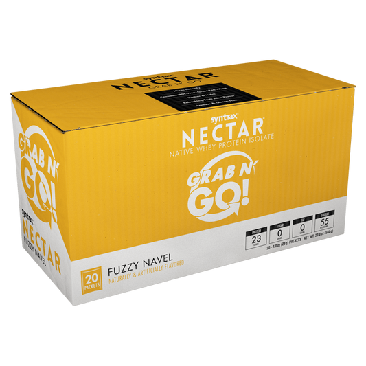 Syntrax Nectar Grab n Go - Fuzzy Navel 23g Protein (20 Pack)
