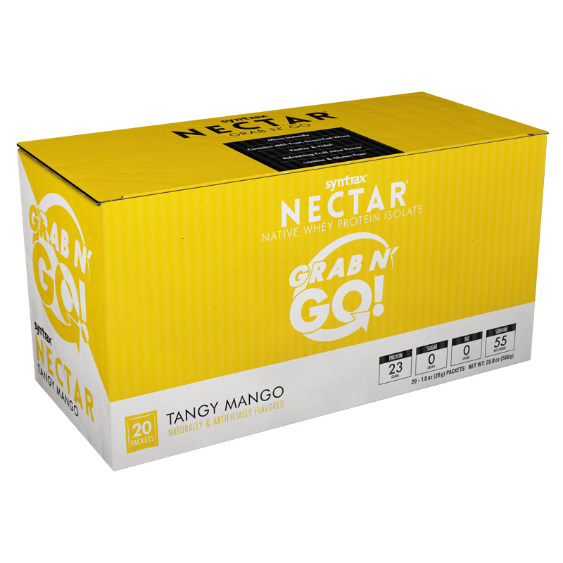 Syntrax Nectar Grab n Go - Tangy Mango 23g Protein (20 Pack)