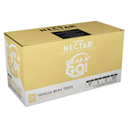 Syntrax Nectar Grab n Go - Vanilla Bean Torte 23g Protein (20 Pack)