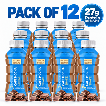 New Direction Cafe Mocha 27g Protein Shake Bottle