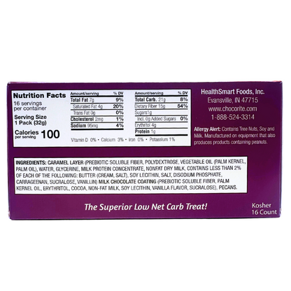 ChocoRite Milk Chocolate Pecan Clusters (16 ct)