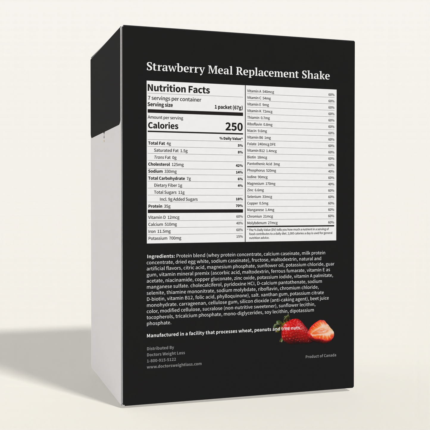 ProtiWise VHP Strawberry High-Protein Meal Replacement Shake (7ct)