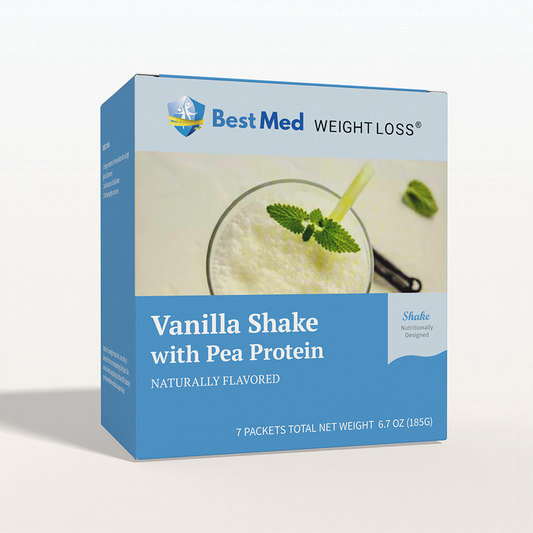 BestMed Vanilla Shake, High-Quality Pea Protein (7ct)