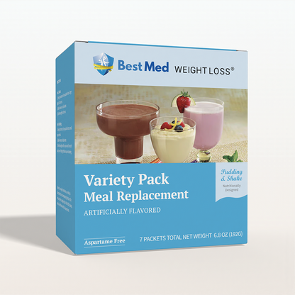BestMed Variety Pack High-Protein Meal Replacement Pudding & Shake (7ct)