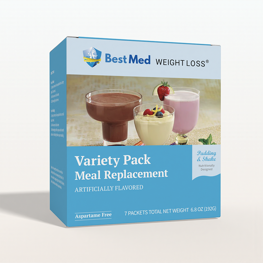 BestMed Variety Pack High-Protein Meal Replacement Pudding & Shake (7ct)