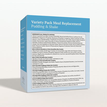 BestMed Variety Pack High-Protein Meal Replacement Pudding & Shake (7ct)