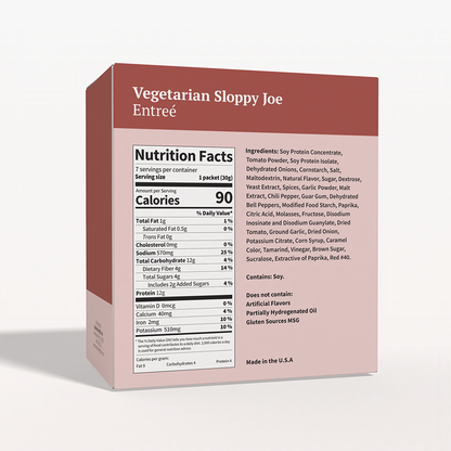 BestMed High-Protein Meal, Vegetarian Sloppy Joe (7ct)