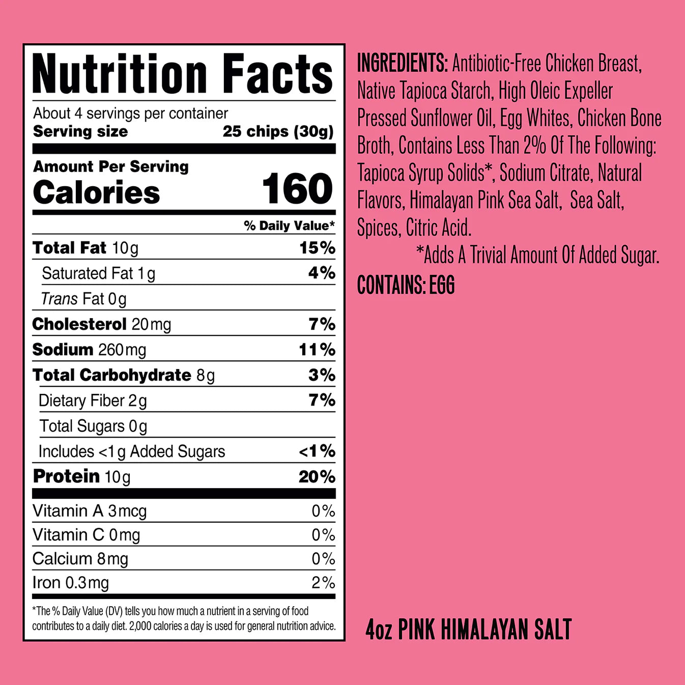 Wilde Protein Chips - Himalayan Pink Salt Chips 1ct