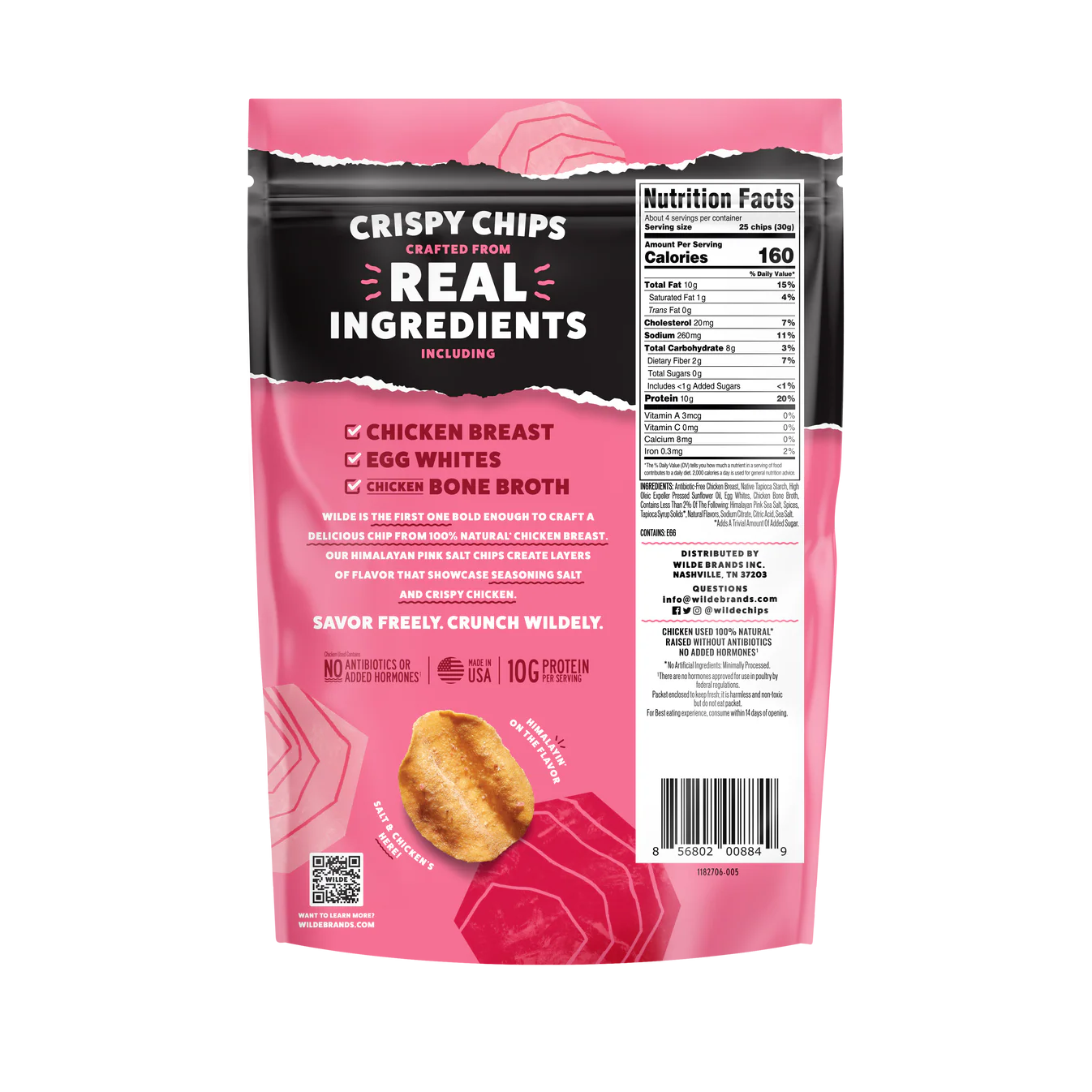 Wilde Protein Chips - Himalayan Pink Salt Chips 1ct