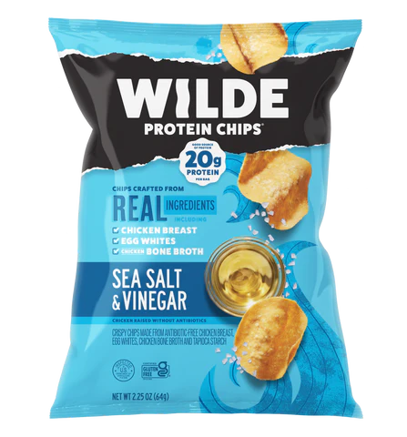 Wilde Protein Chips - Sea Salt & Vinegar Chips 1ct