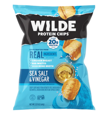 Wilde Protein Chips - Sea Salt & Vinegar Chips 1ct