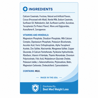 BestMed Chocolate Hazelnut High-Protein Meal Replacement Shake Pudding & Shake (7ct)