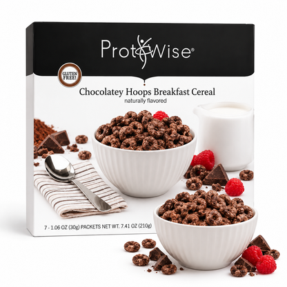 ProtiWise Chocolatey Hoops Protein Breakfast Cereal