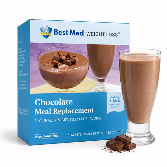 BestMed Chocolate High-Protein Meal Replacement Shake Pudding & Shake (7ct)