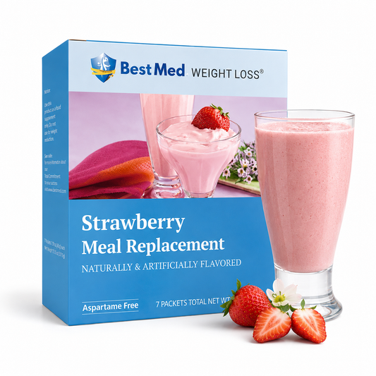 BestMed Strawberry High-Protein Meal Replacement Shake (7ct)