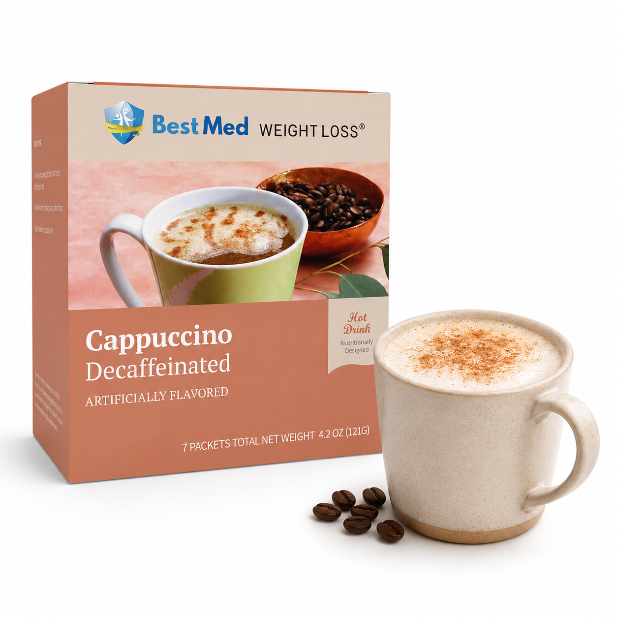 BestMed Cappuccino Drink | High-Protein (7ct)