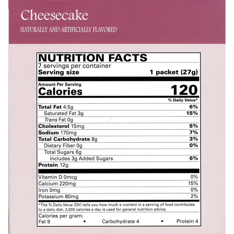 BestMed High-Protein Pudding, Cheesecake (7ct)