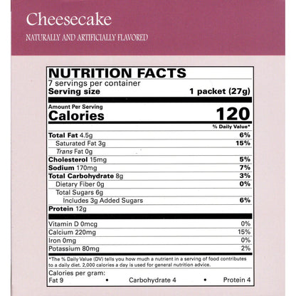 BestMed High-Protein Pudding, Cheesecake (7ct)
