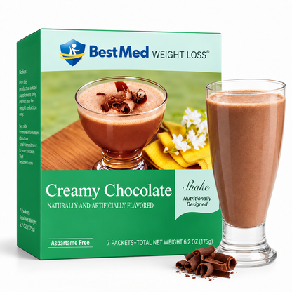 BestMed Creamy Chocolate Pudding and Shake | 7 Count