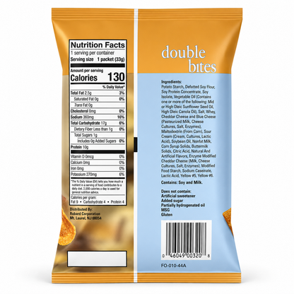 BestMed Double Bites High- Protein Chips, Cheddar Cheese (7ct)