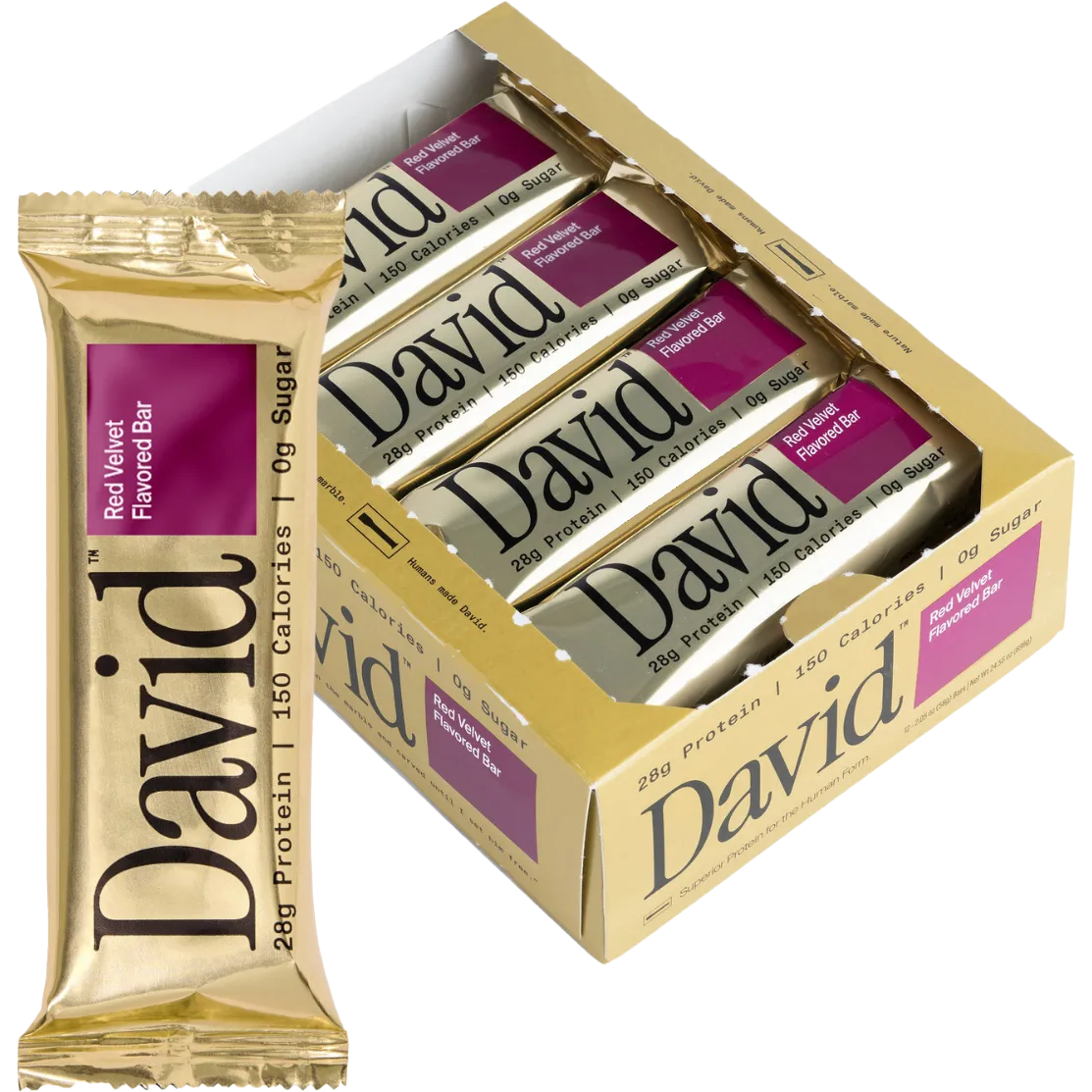David Bars 28g High-Protein | Red Velvet (1ct)