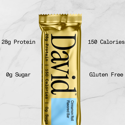 David Bars 28g High-Protein | Cinnamon (1ct)