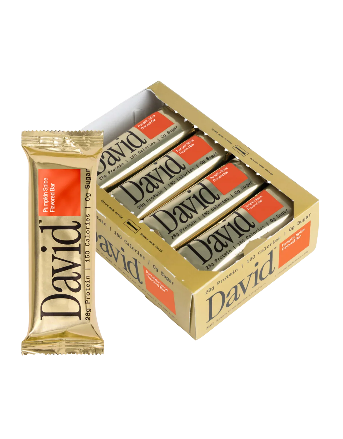 David Bars 28g High-Protein | Pumpkin Spice Bars (12ct)