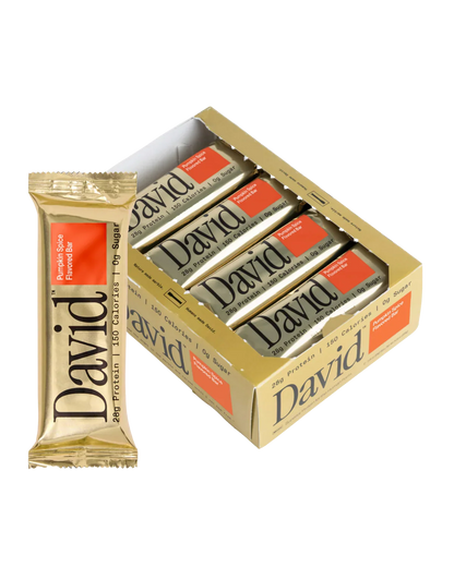 David Bars 28g High-Protein | Pumpkin Spice Bars (12ct)