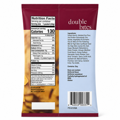 BestMed Double Bites High-Protein Chips, Honey Mustard (7ct)