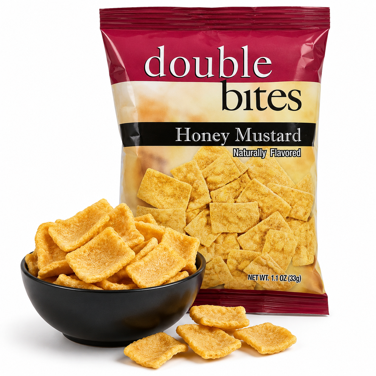 BestMed Double Bites High-Protein Chips, Honey Mustard (7ct)
