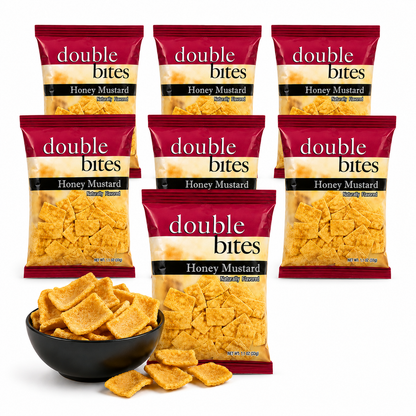 BestMed Double Bites High-Protein Chips, Honey Mustard (7ct)