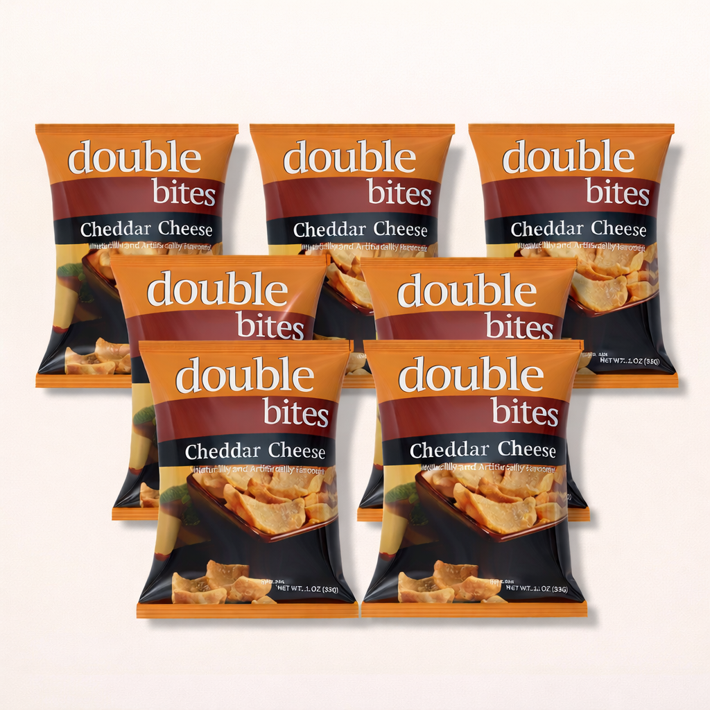 BestMed Double Bites High- Protein Chips, Cheddar Cheese (7ct)