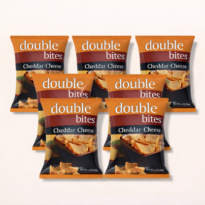 BestMed Double Bites High- Protein Chips, Cheddar Cheese (7ct)