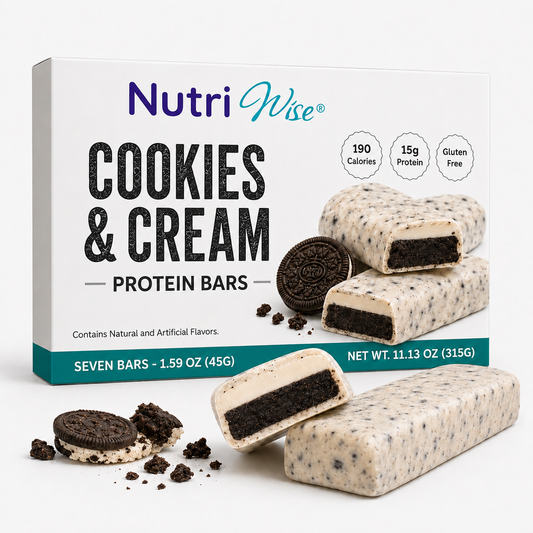 NutriWise Cookies & Cream Bars (7ct)