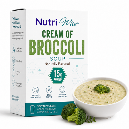 NutriWise Protein Soup | Cream of Broccoli (7ct)