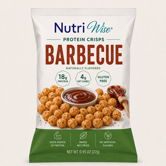 NutriWise Barbecue 18g High-Protein Crisps (1ct)