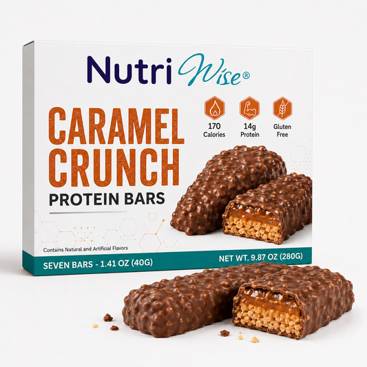 NutriWise Caramel Crunch Protein Bars (7ct)