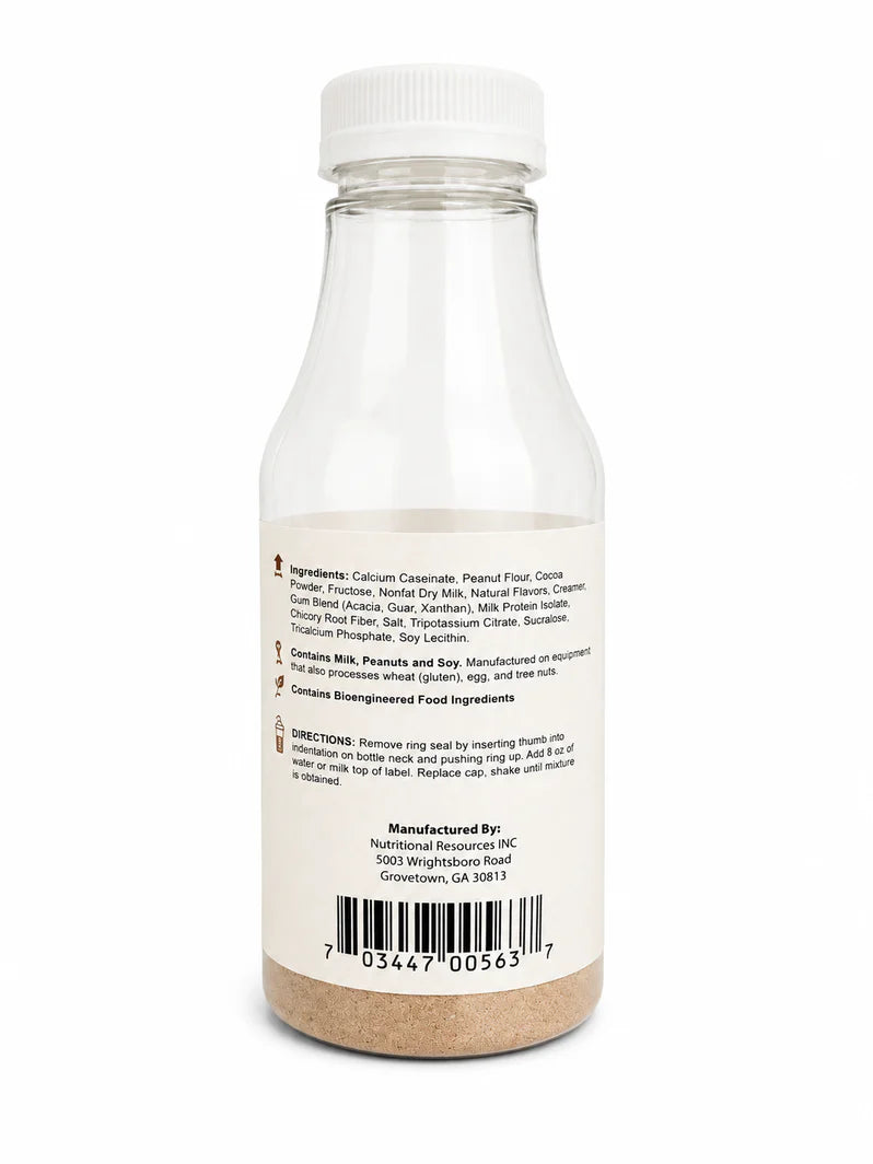 NutriWise Chocolate Peanut Butter Protein Shake (96 Bottles)