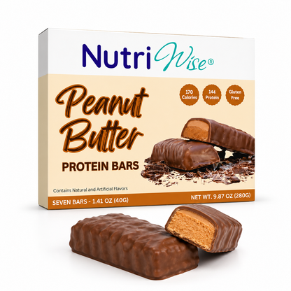 NutriWise Peanut Butter Protein Bars (7ct)