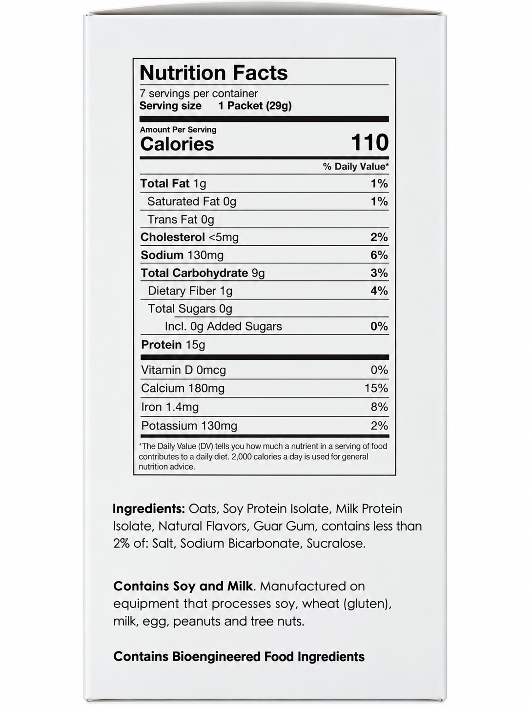 NutriWise Maple Brown Sugar Protein Oatmeal (7ct)