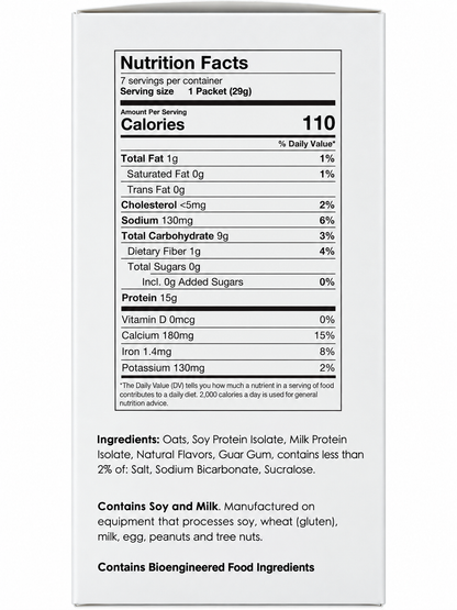 NutriWise Maple Brown Sugar Protein Oatmeal (7ct)