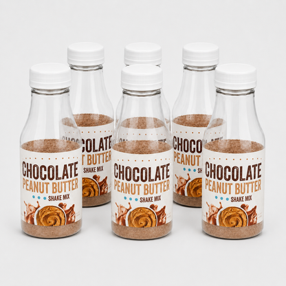 NutriWise Chocolate Peanut Butter Protein Shake (6 bottles)