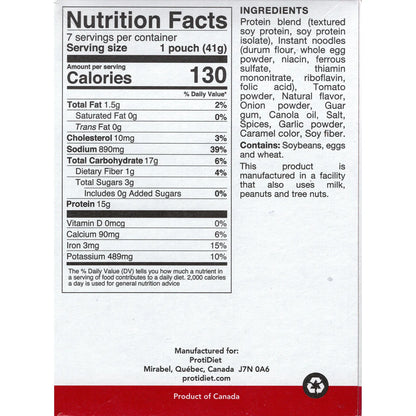 ProtiDIET Spaghettini with Soy Chunks Sauce Mix (7ct)